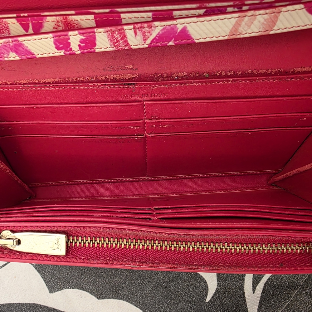 LOUBOUTIN  MACARON Convertible Wallet Wristlet  *BOX & DUST BAG included* - Picture 13 of 17